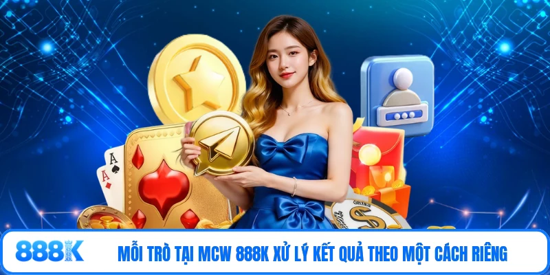 Mỗi trò tại MCW 888K xử lý kết quả theo một cách riêng