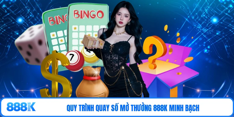 Quy trình quay số mở thưởng 888K minh bạch